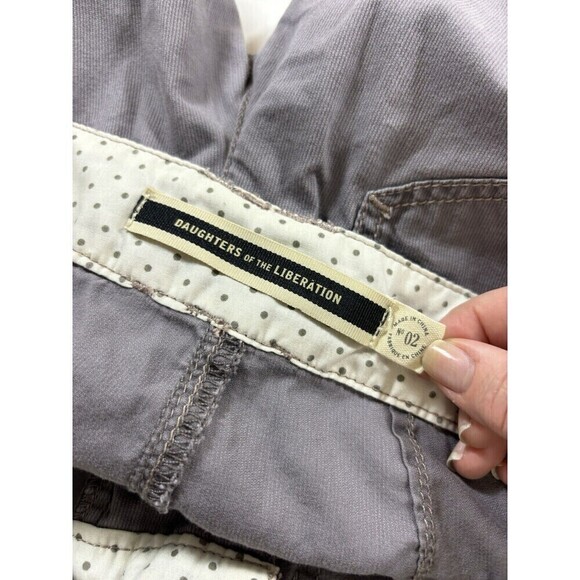 Daughters of the Liberation No 02 Pants Dark Grey Medium Utility Anthropologie - Picture 2 of 10
